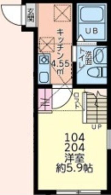 KBCシティヒルズの物件間取画像