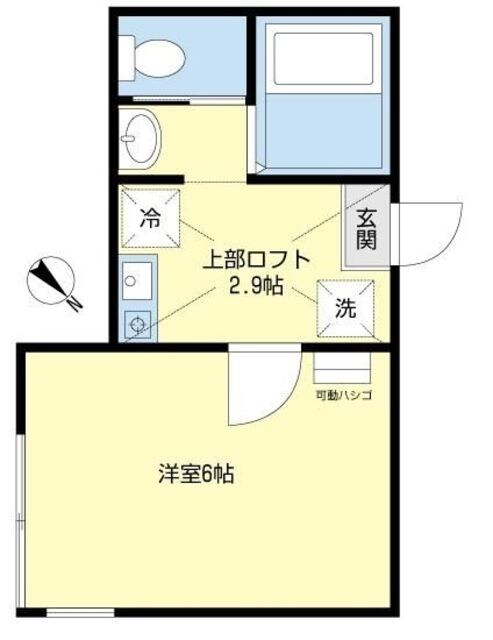 シティハイツ西橋本1号棟の物件間取画像