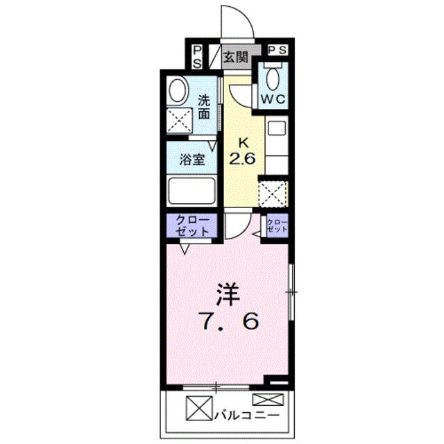 フレーシュの物件間取画像