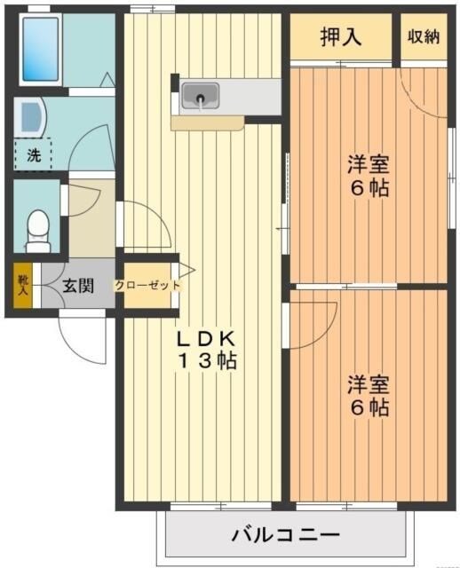 エクセル（南大沢1）の物件間取画像