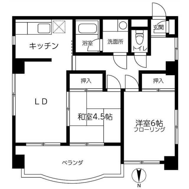 リヴィールマンションの物件間取画像