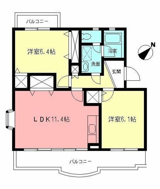 ひかり第１マンションの物件間取画像