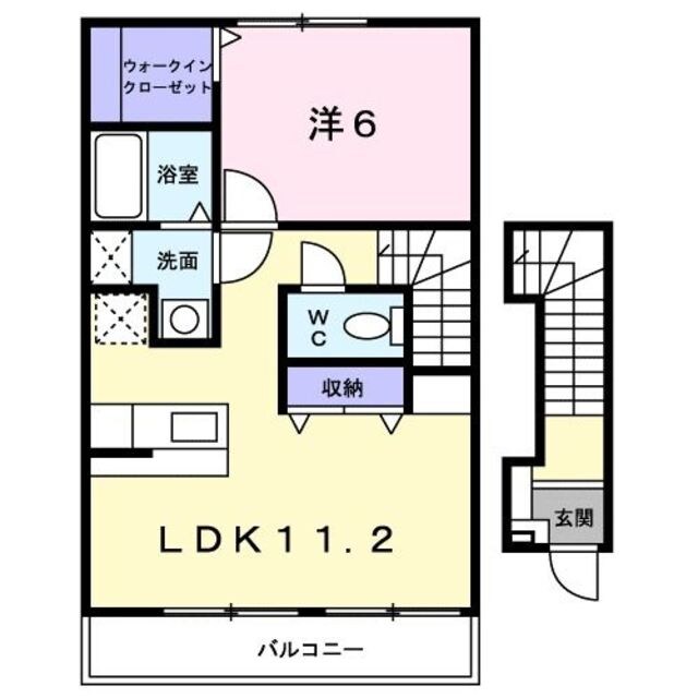 クラールの物件間取画像