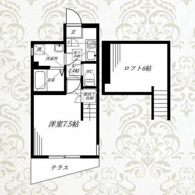 Fika淵野辺の物件間取画像