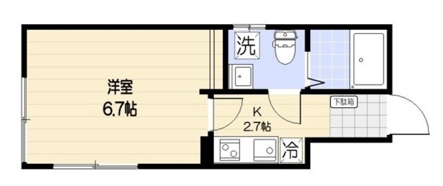 オーロ金町の物件間取画像