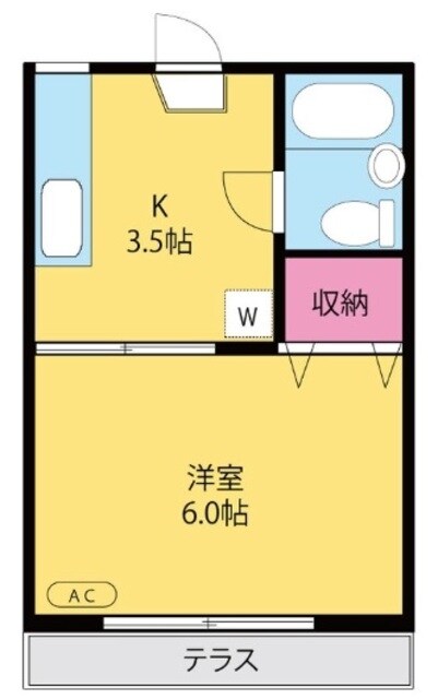 コーポ八幡の物件間取画像