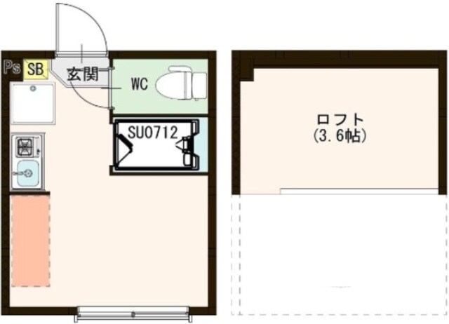 エスペラーテラス平井の物件間取画像