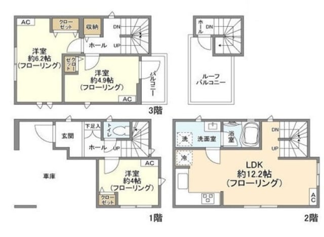 Kolet武蔵浦和＃06の物件間取画像