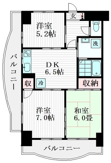 セルリアン・シティの物件間取画像