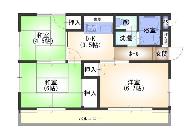 サンルミエール神田の物件間取画像