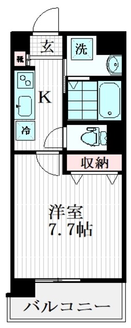 Shiina Residence K・Aの物件間取画像