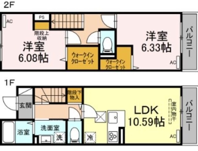 グラナーデ高井戸東の物件間取画像