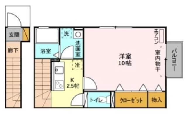 スマートFⅡの物件間取画像