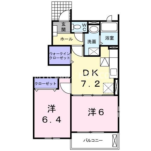 柚須駅 徒歩10分 1階の物件間取画像