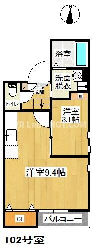 香椎宮前駅 徒歩6分 1階の物件間取画像