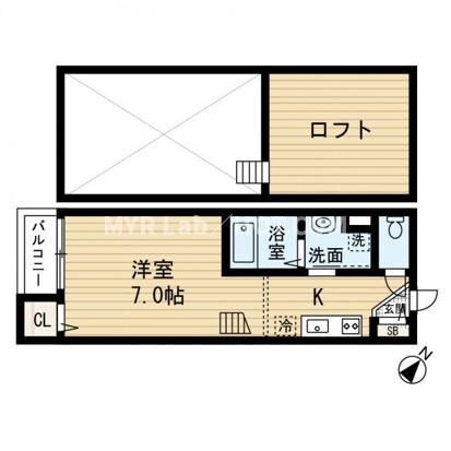 雑餉隈駅 徒歩11分 1階の物件間取画像