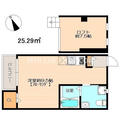 箱崎駅 徒歩13分 1階の物件間取画像