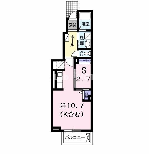 白木原駅 徒歩7分 1階の物件間取画像