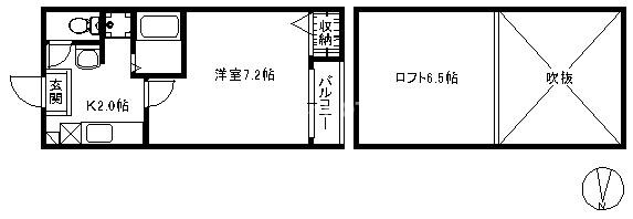 井尻駅 徒歩7分 2階の物件間取画像