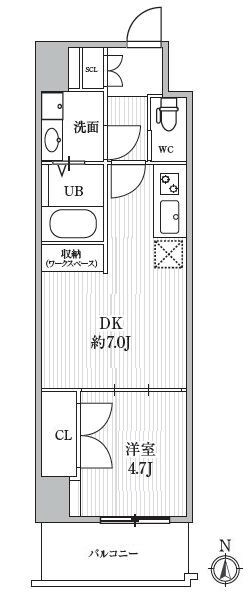 CAVANA+ YOTSUYA（ガバナプラス四谷）の物件間取画像