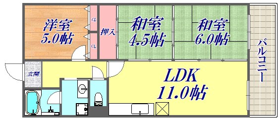 マンションピアの物件間取画像