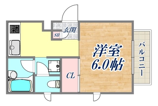 アメニティ塚口の物件間取画像