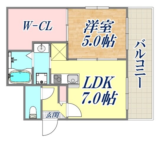 CITY SPIRE 十三東の物件間取画像