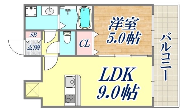 CITY SPIRE 十三東の物件間取画像