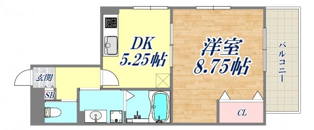 ガルデニアの物件間取画像