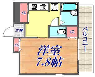 フェリスコート伊丹の物件間取画像