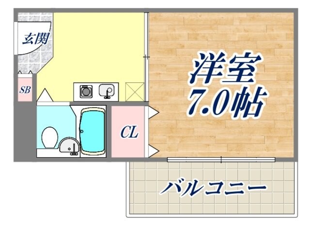 カサクレモナ東館の物件間取画像