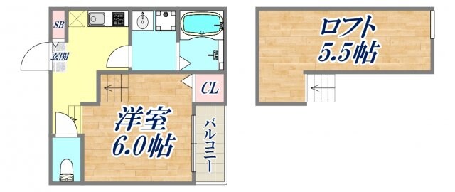 IMPERIAL RESIDENCE塚本の物件間取画像