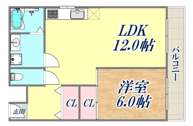 林マンションの物件間取画像