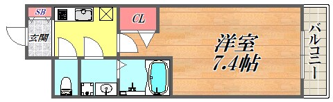 シエテ立花駅前の物件間取画像