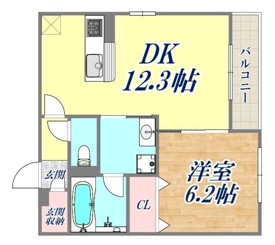 パレスリバティの物件間取画像