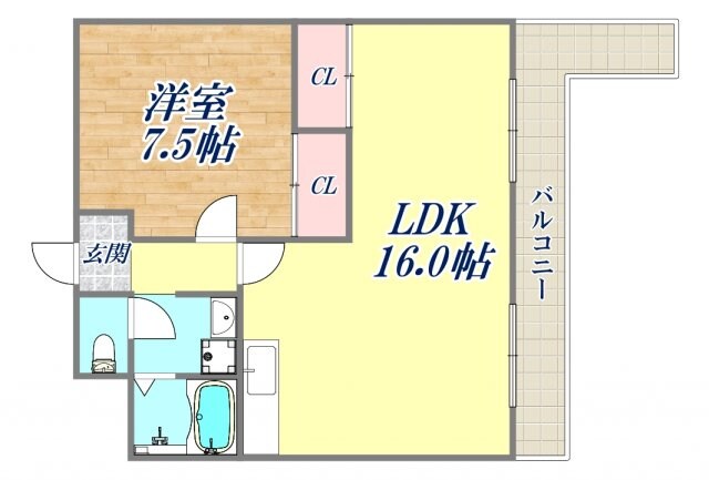 アビタ・コア1の物件間取画像