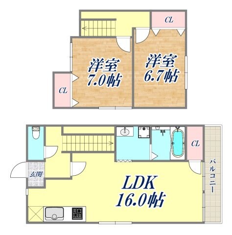 フライブルク瑞穂の物件間取画像