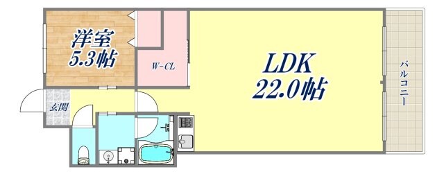 イプシロンC棟の物件間取画像