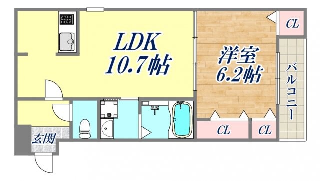 フジパレス東園田公園の物件間取画像