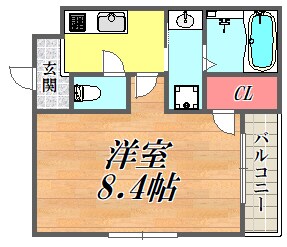 フジパレス塚口２番館の物件間取画像