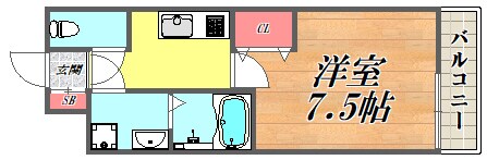 リアコート武庫之荘の物件間取画像