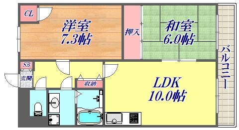 アークヒルズWAKOの物件間取画像