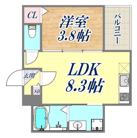 アーバンヴィラ塚本の物件間取画像