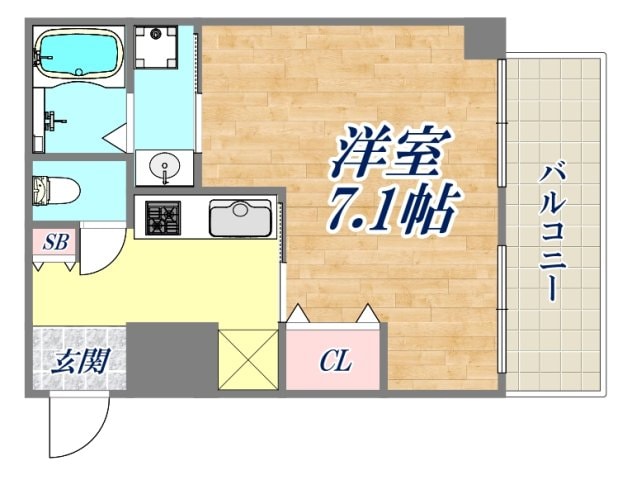 アクシア東有岡の物件間取画像