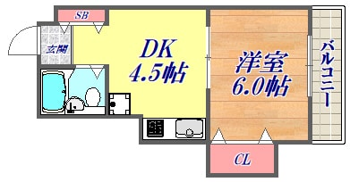 ウィンドフォー南本町の物件間取画像