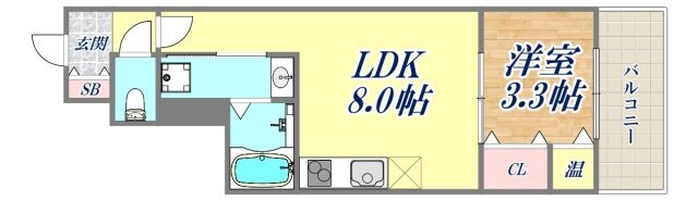 アート東園田の物件間取画像