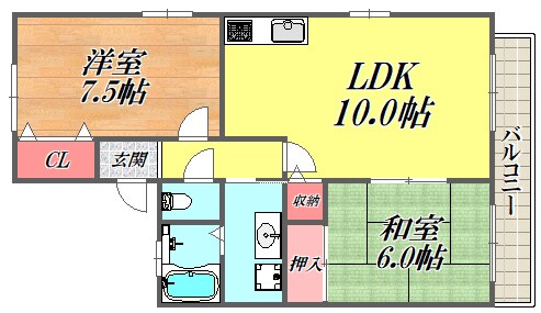 リベルテの物件間取画像