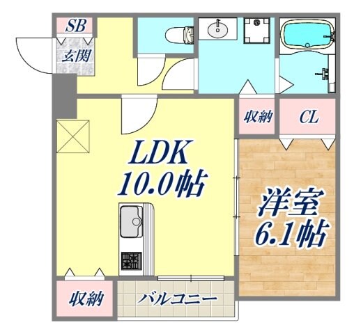 フォーチュンパーク2の物件間取画像