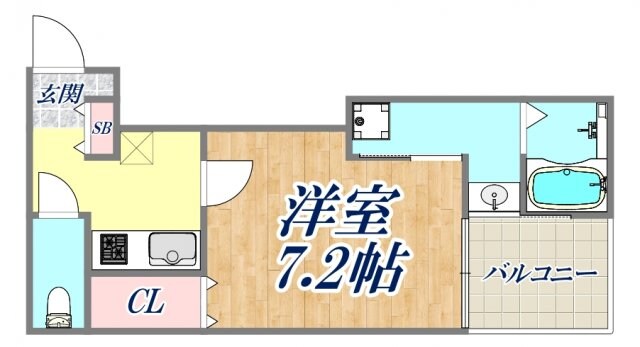 プティブラン東園田の物件間取画像