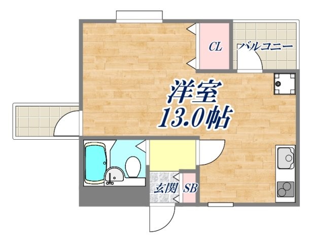 メゾン香枦園の物件間取画像